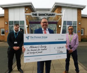 The Pioneer Group raises over £1,500 for Alzheimer’s Society